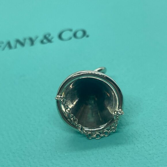 Tiffany & Co. Sterling Silver Blue Enamel Party Hat Birthday Charm - Picture 3 of 11